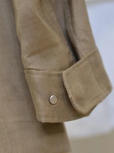 2025 <span class=keywords><strong>Trench</strong></span> Coat en lin d'été-Veste minimaliste décontractée surdimensionnée pour femmes pour les voyages en plein air - Product Image 5