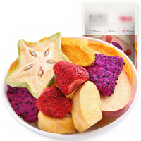 Vente en gros de chips de fruits secs FD, fruits mélangés, 100% naturels, durian, fraises, figues, mangue, pêche jaune