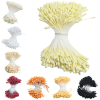 2mm 390pcs Mini Berry Stamen Bunga Buatan Stamen untuk Dekorasi Suvenir Pernikahan Manik-manik Bunga DIY Bunga Buatan