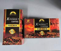 X-Power Café Énergétique Masculin Naturel, Boost d'Endurance avec Maca pour des Performances Longues Durée – Café Instantané Bio Maca Noire Énergisant pour Hommes