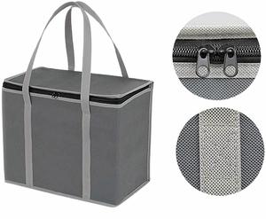 Sac isotherme en aluminium non tissé personnalisé, durable, prix d'usine, pour le déjeuner et les aliments - Product Image 3