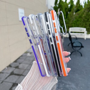 Nueva Funda Protectora para Teléfono Celular de PC Rígida con Anillo Magnético a Prueba de Golpes de Lujo con Fundas para Teléfono Móvil de Color Naranja para <span class=keywords><strong>Samsung</strong></span> S25 Ultra - Product Image 4