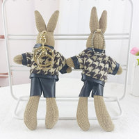 En gros, adorables petits lapins en peluche, pendentifs pour sacs, porte-clés de voiture, breloques et ornements suspendus
