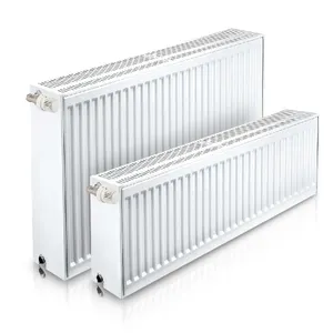 Panel radiator baja hidronik suhu rendah buatan Tiongkok handuk panas air radiator pemanas pusat tipe 22