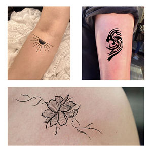 Adesivo per Tatuaggio Semi-Permanente Personalizzato con Succo di Erbe, Nuovo Design 2024 con Motivi in Stile Inchiostro - Product Image 6