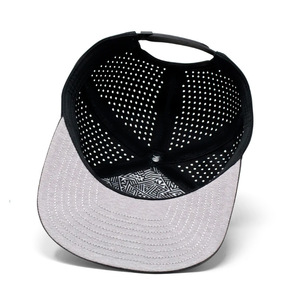 Biểu Tượng Tùy Chỉnh Sweatproof Hóa Đơn Phẳng <span class=keywords><strong>6</strong></span> Bảng Điều Chỉnh Golf Cap Trống Laser Cắt Đục Melin Snapback Lưới Bóng Chày Trucker Hat - Product Image 5