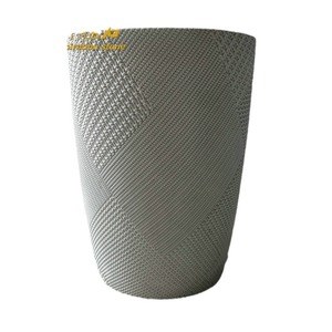 Nuevo Material de Construcción de Imitación Piedra, Maceta de Cemento con Diseño de Flor, 600*600*500, Gris y Negro, para Uso Interior y Exterior - Product Image 4