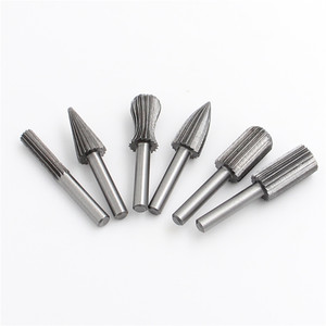 6Pcs 3MM de acero de alto carbono de la <span class=keywords><strong>madera</strong></span> Rotary Burr de archivo Rasp broca para talla de <span class=keywords><strong>madera</strong></span> - Product Image 4