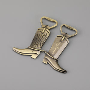 Cowboylaars flesopener bruiloft feest babyshower souvenirs decoratie bruidsjonker cadeau laars bieropener - Product Image 4
