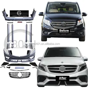 Bodykits Voor Auto Bumpers Zijrok Voor Mercedes Benz Vito V250 V260 16-21 Verandering Naar Wald