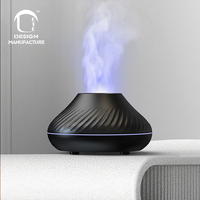 Portable 130ml Mini humidificateur 5V USB Ultrasonic Cool Aroma Diffuser avec 7 couleurs LED Light pour voiture et bureau US Plug
