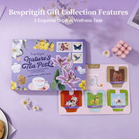 Bolsitas de Té con Forma de Corazón y Flor, Biodegradables PLA, 10 Unidades, Set de Regalo, Marca Privada, Venta al por Mayor, Personalizables de Fábrica, Stock en EE. UU.