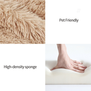 Sofá cama plegable personalizado para mascotas, sofá cálido de invierno de felpa para gatos, sofá suave y relajante para perros Kenne - Product Image 5