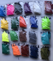 Plumes de flèche naturelles pour tir à l'arc, plumes de dindes teintées, accessoires de tir à l'arc, de chasse et de tir sur cible DIY