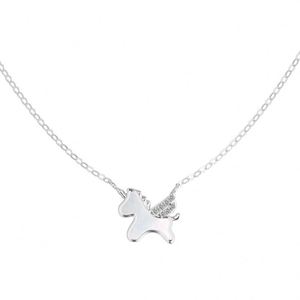Collar Dylam con Colgante de Unicornio y Caballo del Zodiaco Chino, para el Año Nuevo, con Circonita 5A y Plata S925 - Product Image 1