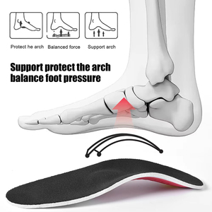 Flatfoot Orthopedic Insoles Arch Support Orthotic Shoe Inserts Damping <b>Cushion</b> <b>Padding</b> for Foot Pressure Relief - Product Image 1