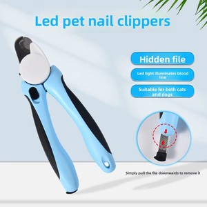 Plastic LED Luminous Anti-Bleeding Pet Nail Clipper & Trimmer with Blood Line Prevention Grooming <b>Tools</b> for Cats & Dogs - Product Image 4
