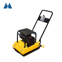 Compacteur à plaque vibrante 600*500MM avec support pour les mains, moteur essence haute puissance 30KN, pour le compactage du béton en construction
