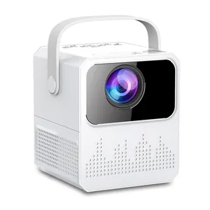 2022 Neueste!! T2 MINI 1080P tragbarer Full-HD-Projektor Heimkino-Taschen-Mini projektor 1920*1080p 4K 6000Lumen