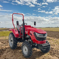 Tracteur à roues de 50 CV avec moteur 4x4 à forte puissance de traction