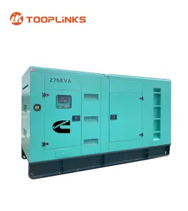 เครื่องกําเนิดไฟฟ้าดีเซลเงียบสุด 240KW 300KVA Gen Set เครื่องกําเนิดไฟฟ้าดีเซลเงียบไฟฟ้าเครื่องกําเนิดไฟฟ้ากว่างโจว