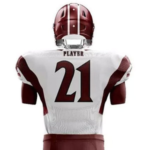 Ensemble d'uniformes de football américain de haute qualité, légers, vêtements de sport d'équipe, maillots personnalisés avec logo, uniforme de sport pour hommes - Product Image 5