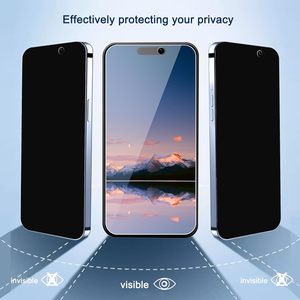 กระจกนิรภัยแบบกันมอง 28 องศา สำหรับ iPhone 18 17 16 Pro Max Plus ความแข็ง 9H ฟิล์มกันรอยขีดข่วน ป้องกันการสอดแนม - Product Image 2