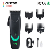Kit de tondeuses à cheveux rechargeables professionnelles sans fil haute vitesse 6500/7000 tr/min