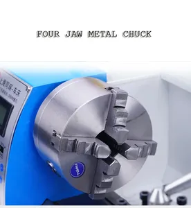 Mini CNC WM210V 900W Ngang Biến Tốc Độ Không Chổi Than Động Cơ Hộ Gia Đình Kim Loại Của Nhãn Hiệu Mini Máy Tiện Chống Mài Mòn - Product Image 2