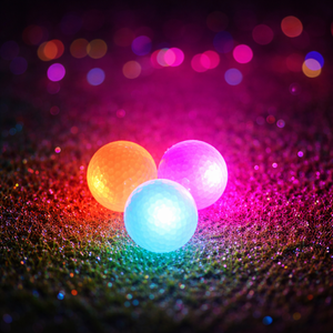 9Golfsports OEM Fabriek Groothandel Tweedelige Surlyn LED <span class=keywords><strong>Glow</strong></span>-<span class=keywords><strong>in</strong></span>-<span class=keywords><strong>the</strong></span>-<span class=keywords><strong>dark</strong></span> Golfballen 6 Kleuren Licht voor Nachttraining Buiten Training - Product Image 2