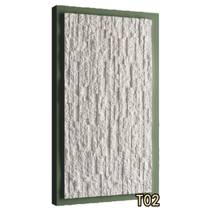Fondo de TV Biblioteca Hotel Revestimiento de pared Paneles de piedra de PU Piedra natural artificial impermeable Bajo costo Fácil instalación - Product Image 6