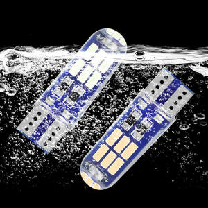 หลอดไฟ LED ซิลิโคน T10 3014 15SMD W5W 192 168 สำหรับรถยนต์ ไฟหรี่ ไฟเลี้ยว ไฟท้าย ไฟป้ายทะเบียน 12V สีขาว แดง เหลือง - Product Image 5