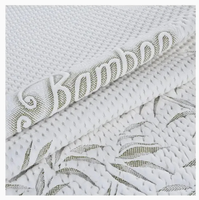 Tissu tricoté en polyester 100% personnalisé en bambou biologique naturel Everen pour matelas