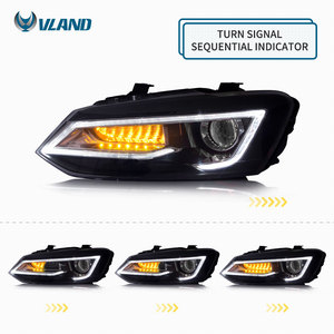 Phares avant LED VLAND pour Volkswagen VW <span class=keywords><strong>Polo</strong></span> MK5 <span class=keywords><strong>6R</strong></span> 6C 2011-2018 - Product Image 3