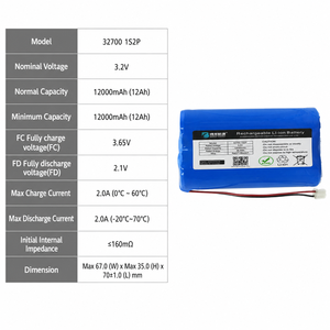 Pack de batteries LiFePO4 32700 3.2V 12Ah pour traceur GPS de bétail, bovins, moutons, OEM personnalisé - Product Image 3