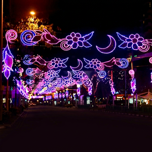 Luz Decorativa LED Metálica IP65 Personalizada para Festivales, Uso en Interiores/Exteriores, Navidad, Acción de Gracias y Año Nuevo - Product Image 1