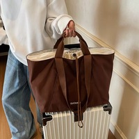 Sac de voyage et de shopping Oxford à poignée souple, double bandoulière avec cordon de serrage, idéal pour les courts séjours – Vente en gros directe fabricant