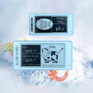 Nouvelle conception tendance : Étiquette électronique de rayon (ESL) Eink E-paper 2,6 pouces pour congélateur, résistante aux basses températures (inférieur à 25°C) ℃   Étiquettes de prix numériques Dpt - Product Image 1