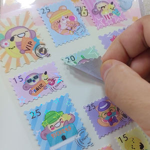 Autocollant de <span class=keywords><strong>timbre</strong></span> d'affranchissement d'hologramme de PVC imperméable personnalisé en gros - Product Image 3