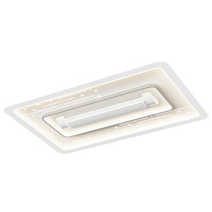 Ventilador LED de techo moderno para sala de estar, luces de araña, ventilador de techo redondo sin hojas para dormitorio con luces y control remoto - Product Image 6