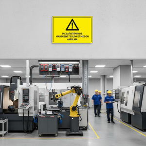 Panneau LED de bureau pour bâtiments : Ne sortez pas sans retourner la machine à la fin du service - Product Image 3