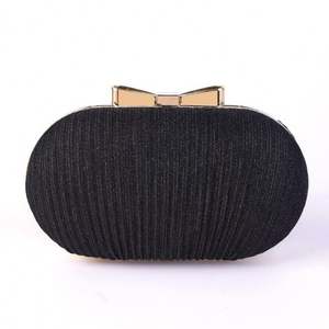 Hartvormige clutch met strass steentjes, avondtas voor dames, gala, gouden kristallen handtas - Product Image 1