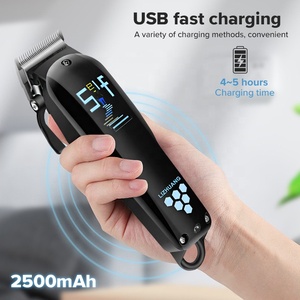 Máquina Cortadora <span class=keywords><strong>de</strong></span> Pelo <span class=keywords><strong>Profesional</strong></span> Inalámbrica Recargable por USB LIZHUANG, Recortadora <span class=keywords><strong>de</strong></span> Pelo para Hombre Ajustable, para Barbería y Hotel - Product Image 5