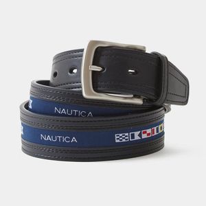 Cinturón de piel de vaca de lona para <span class=keywords><strong>regalo</strong></span> de negocios impreso personalizado con aguja de cobre para hebilla banda de pantalón trenzada y material de aleación - Product Image 3