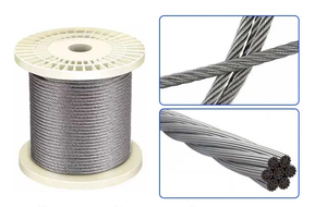 Vente chaude R Charbon Mètre de <span class=keywords><strong>tension</strong></span> de câble métallique en acier inoxydable Pvc - Product Image 4