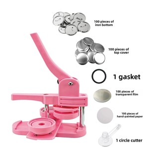 Tự làm pin Maker nhãn hiệu lớp nhựa Vòng huy hiệu làm nút Máy huy hiệu crafting máy với 1 năm thành phần cốt lõi bảo hành - Product Image 6