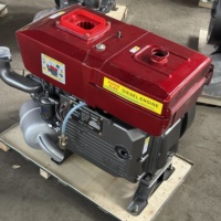 Moteur diesel monocylindre refroidi par eau ZS1115 20 CV, facile à utiliser, haute qualité, démarrage électrique, emballage en boîte en bois, livraison directe