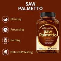Saw Palmetto 60 Capsules Molles - Soutien Rapide à la Santé de la Prostate et Soulagement de l'Inconfort Urinaire pour Adultes