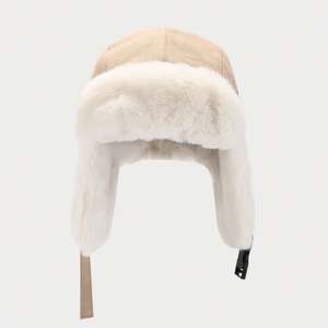 Chapeau de trappeur en fourrure de haute qualité pour l'hiver, avec cache-oreilles, pour le snowboard et le ski, en daim - Product Image 2