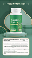 Nutrition Sportive Énergisante pour Hommes : Extrait de Racine de Dendrobium Candidum, Amomum Villosum, Ophiopogon Japonicus de Qualité Alimentaire pour OEM